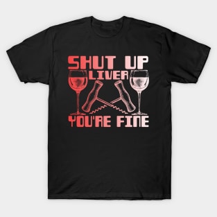 Liver And Wine Gift T-Shirt